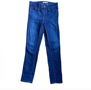 Levi's Slimming Skinny Highrise Dark Wash Womens W27 L28